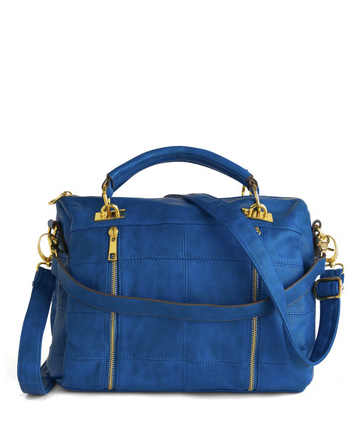 This cobalt blue bag is amazing! It would add a... | ModCloth on Tumblr