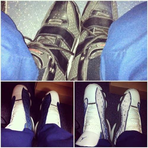 #Todayskicks #Sneakerholics #WJDYWT LeBrons to run for the dang bus n train, then ‘05 XIII’s for “work” 💉 (Taken with instagram)