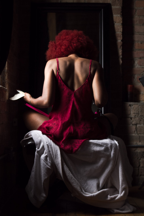 akilivisual:  Visual Friday (After Dark) “Crimson Morning” Featuring: Nicole Renee Russo Photographs: AkiliVisual 