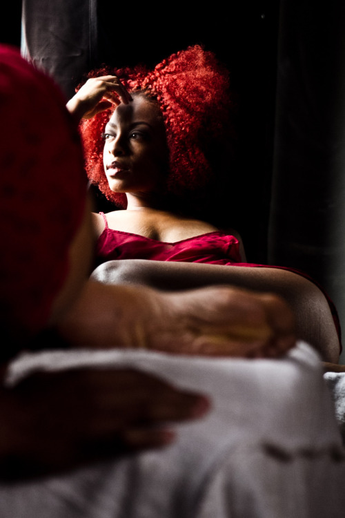 akilivisual:  Visual Friday (After Dark) “Crimson Morning” Featuring: Nicole Renee Russo Photographs: AkiliVisual 