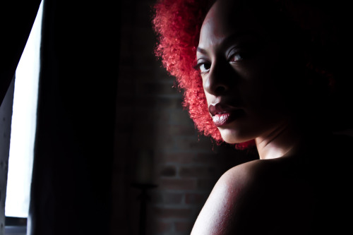 akilivisual:  Visual Friday (After Dark) “Crimson Morning” Featuring: Nicole Renee Russo Photographs: AkiliVisual 