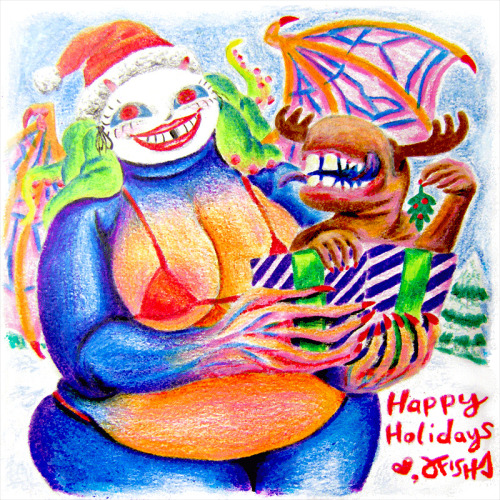 Happy Holidays from Rexa and Big Mouth and all your friends at Junqueland!