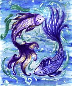 egyptian-wings:  Thiefshipping koi fish yay~