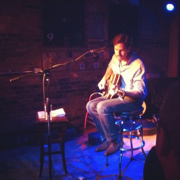 Walter Schreifels @ cafe 9 in New Haven, CT (Taken with Instagram at Cafe Nine)