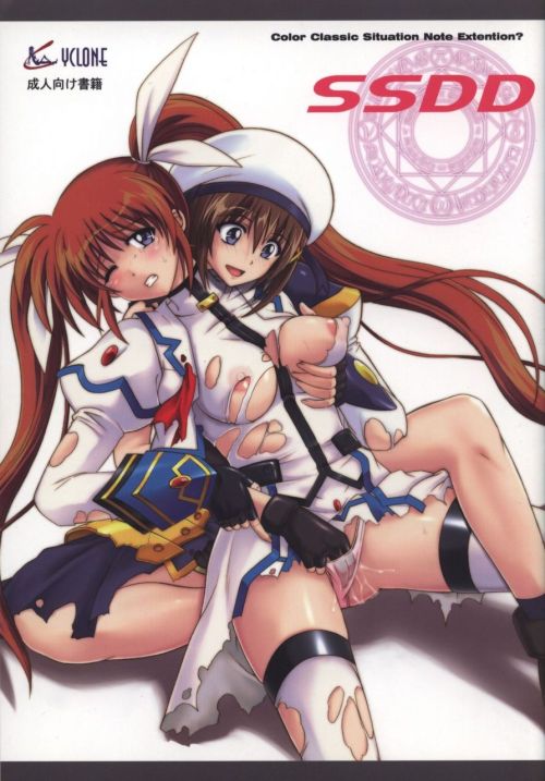 SSDD by Izumi Kazuya A Magical Girl Lyrical Nanoha yuri doujin that contains large breasts, censored, breast fondling, cunnilingus, fingering, bondage. RawMediafire: http://www.mediafire.com/?95ghxdvh5l28fn5