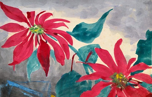 Porn stilllifequickheart:  Emile Nolde Poinsettia photos