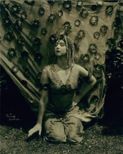realityayslum: Ruth St. Denis in The Peacock, 1914. Photo by J.D. Toloff.