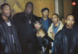 pxeticarts:  90shiphopraprnb:  Biggie, Lil Kim &amp; 112  💎💎💎💎 