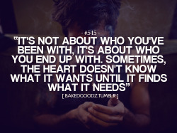 Sometimes the heart doesn’t know what