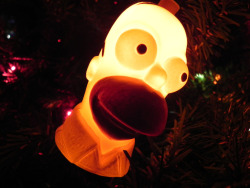 marshall-beercules:  Homer Christmas lights!