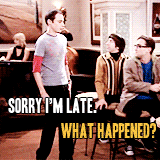 mriiidannyiii:  The awkward moment when you realise you’re Sheldon 