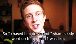gustinwhore:  Tyler Oakley talking about Darren Criss. x 