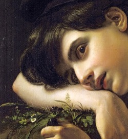  Closeup Section Of Orest Kiprensky’s “Young Gardener”, 1817 