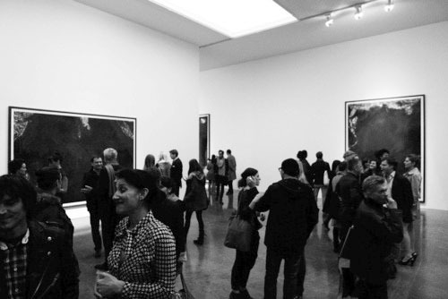 At the opening of ANDREAS GURSKY SHOW at Gagosian W 21st Street, New York.