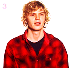renrevenge-deactivated20160327:  The first time I put on the rubber suit it felt slimy. ‘Cause you gotta lube your whole body up and slip that thing on. It’s very thin. It’s like you’re walking around naked. - Evan Peters on MTV 10 On Top (X)