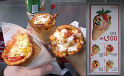 thenommables:  Cone Pizza! (by superlocal)