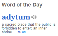 Dictionary.com&Amp;Rsquo;S Word Of The Day ;D