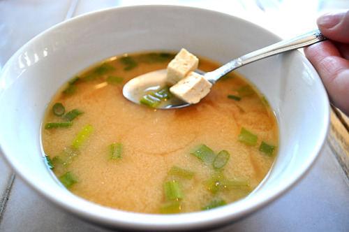 Red and white miso soup. Click here for the recipe. To check out all my recipes I made so far, check