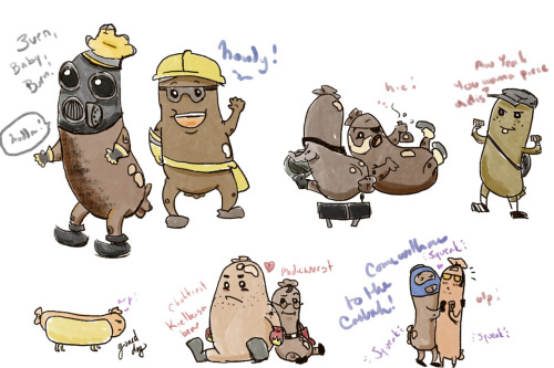 annethecatdetective: Sausage Fortress. Also the result of hanging out in the Sweatshop livestream (y