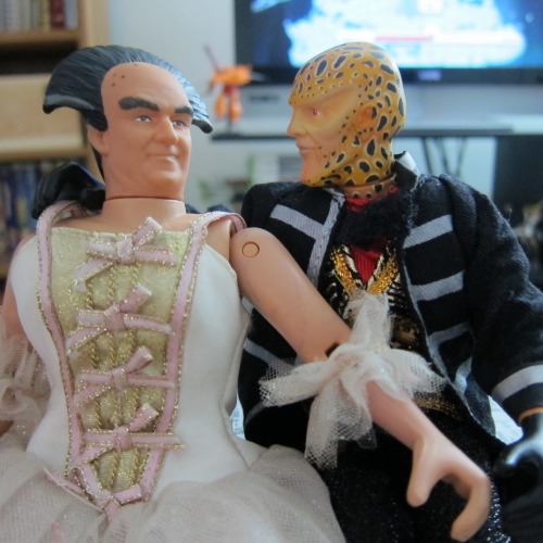 autumntheotter: Londo and G’Kar desecrate the Sugar Plum Fairy’s dress get married.