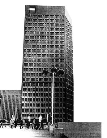 bauzeitgeist: Ameritrust Tower (formerly Cleveland Trust), Cleveland, Ohio by Marcel Breuer, 1971.&n