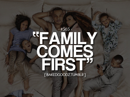 Tumblr Quotes - Family first
