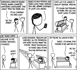 Future now! Apocalypse later! xkcd:  ‘Welcome