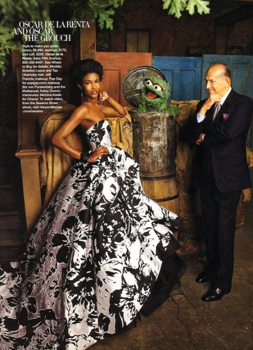 @oscarlarenta in @sesamestreet for @vogueamerica #FashionIs&hellip;prettydirtylove