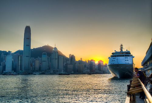 Sunset over Central, Honk Kong©  justindong