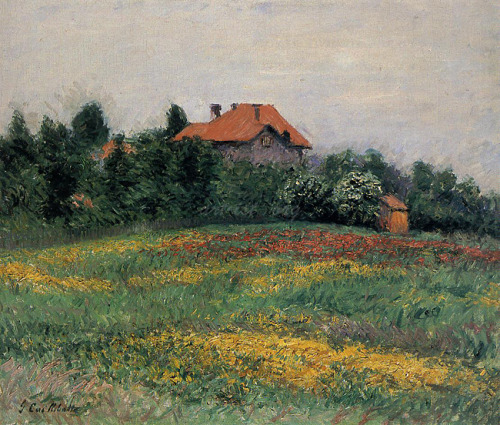 Norman Landscape,Gustave Caillebotte.French Impressionist Painter (1848-1894)