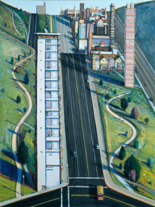 Porn peira:  iainiainiain: Wayne Thiebaud:  Down photos