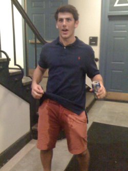 Beersinthepants:  Photo Sent In From Alix… Grade: B- Comments: Frats Are Cool!