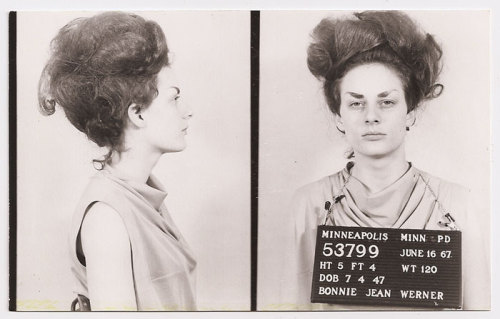 hellolittledaisy:60’s women mugshots