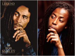  Bob Marley and his first grandchild, Donisha