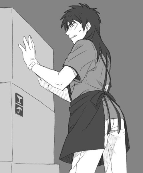 tengubf:  militarypenguin:  By 五三  caress frige  lmao