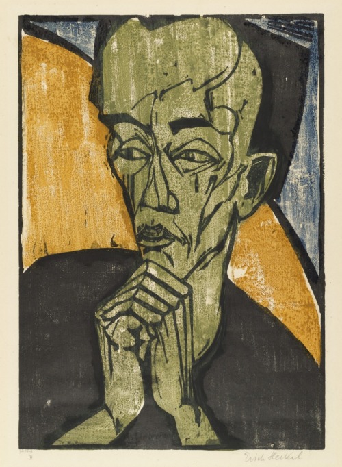 Erich Heckel, Portrait of a Man 1919