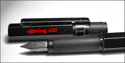 old Rotring 600 fountain pen 