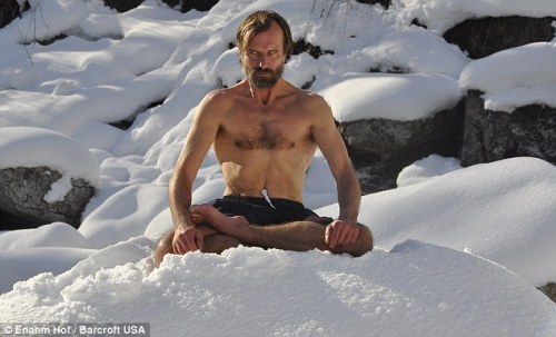 nwbro-blog-blog:nwbro-blog-blog: Wim Hof meditates in the snow in Amsterdam where he learned to cont