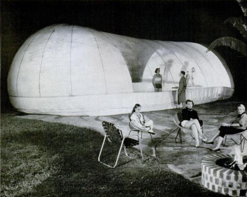 b22-design:  An inflatable enclosure for a backyard swimming poolThe Rotarian - 1961