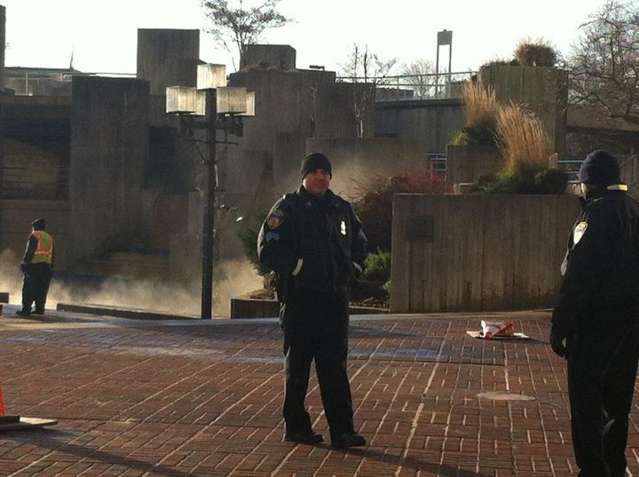 pattista:  Occupy Baltimore was evicted at 3:30am. no arrests. 200+ police in riot