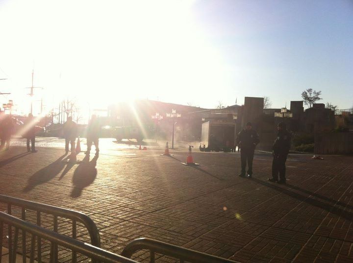 pattista:  Occupy Baltimore was evicted at 3:30am. no arrests. 200+ police in riot