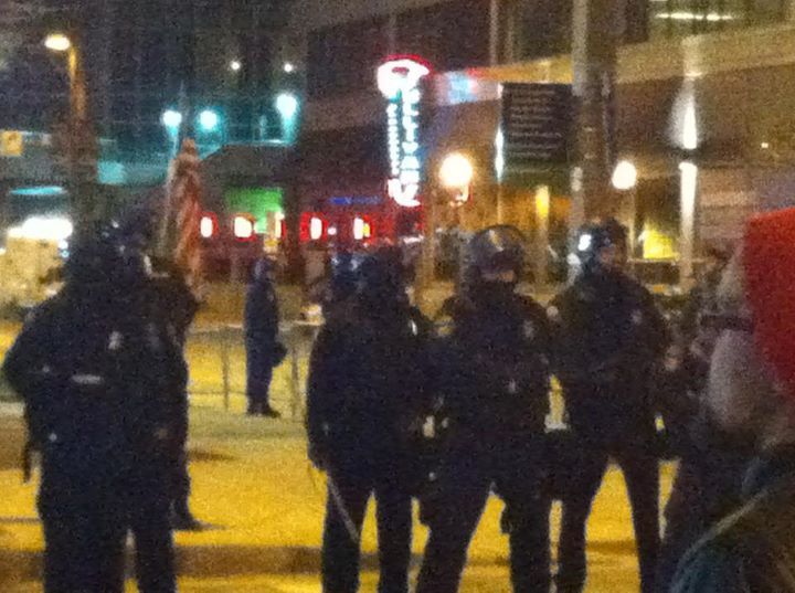 pattista:  Occupy Baltimore was evicted at 3:30am. no arrests. 200+ police in riot