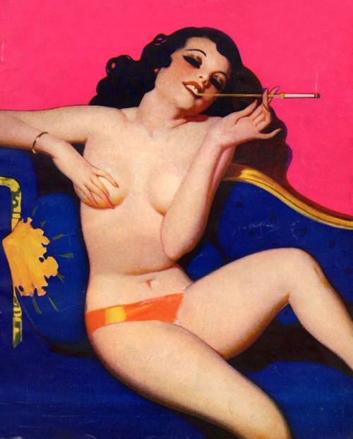 Porn photo vintagegal:  Illustration by Enoch Bolles