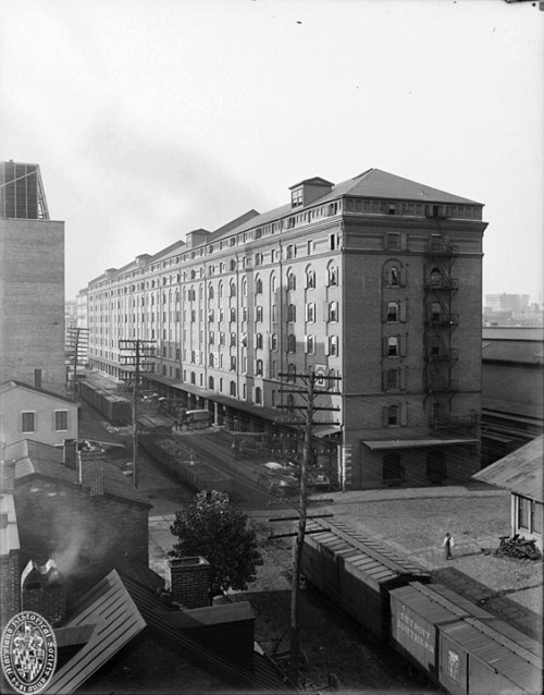 Md. Historical Society Photographs — Camden Street Warehouse Baltimore,  Maryland ca.