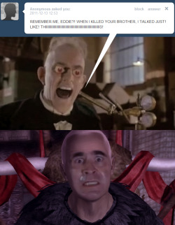 ttotheaffy:  the-goggles:  asklord-caesar:  [[For those unfamiliar with Who Framed Roger Rabbit?: http://www.youtube.com/watch?v=ADrojCw6amM]]  OH MY GOD I am /dying/  I’m a little bit ashamed to admit that I nearly cried with laughter all the way