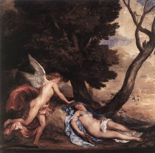 centuriespast: DYCK, Sir Anthony van (b. 1599, Antwerpen, d. 1641, London) Cupid and Psyche1639-40Oi