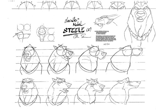 animationart:Steele Model Sheets