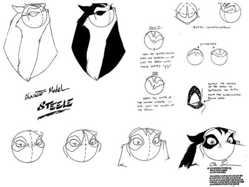 animationart:Steele Model Sheets