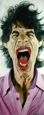 joderquebuenoes:  Mick Jagger, por Sebastian Krüger 