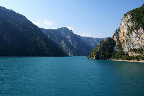 by Andrew Prime on Flickr.Pivsko jezero (Lake Piva) - the biggest artificial lake in Montenegro.